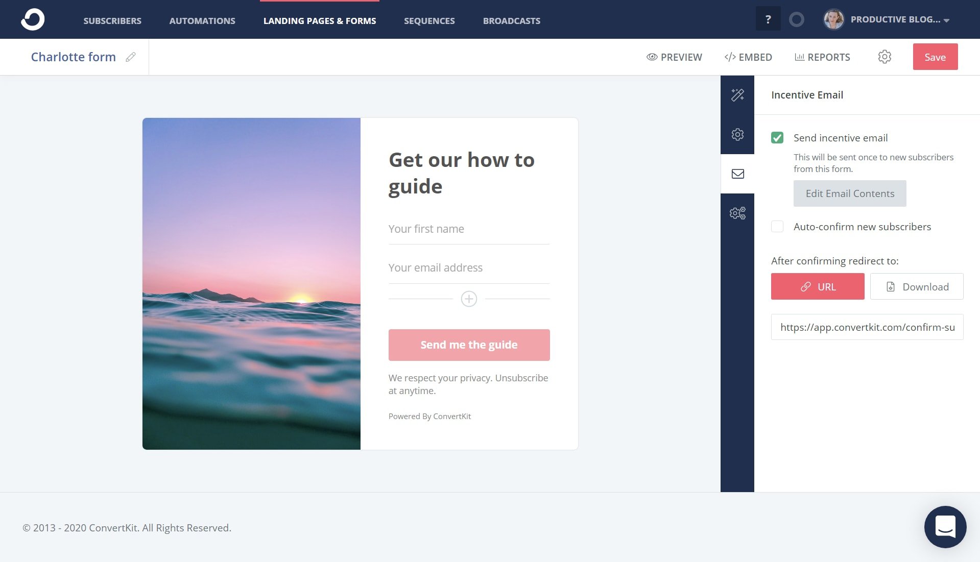 How to create a ConvertKit form - step by step