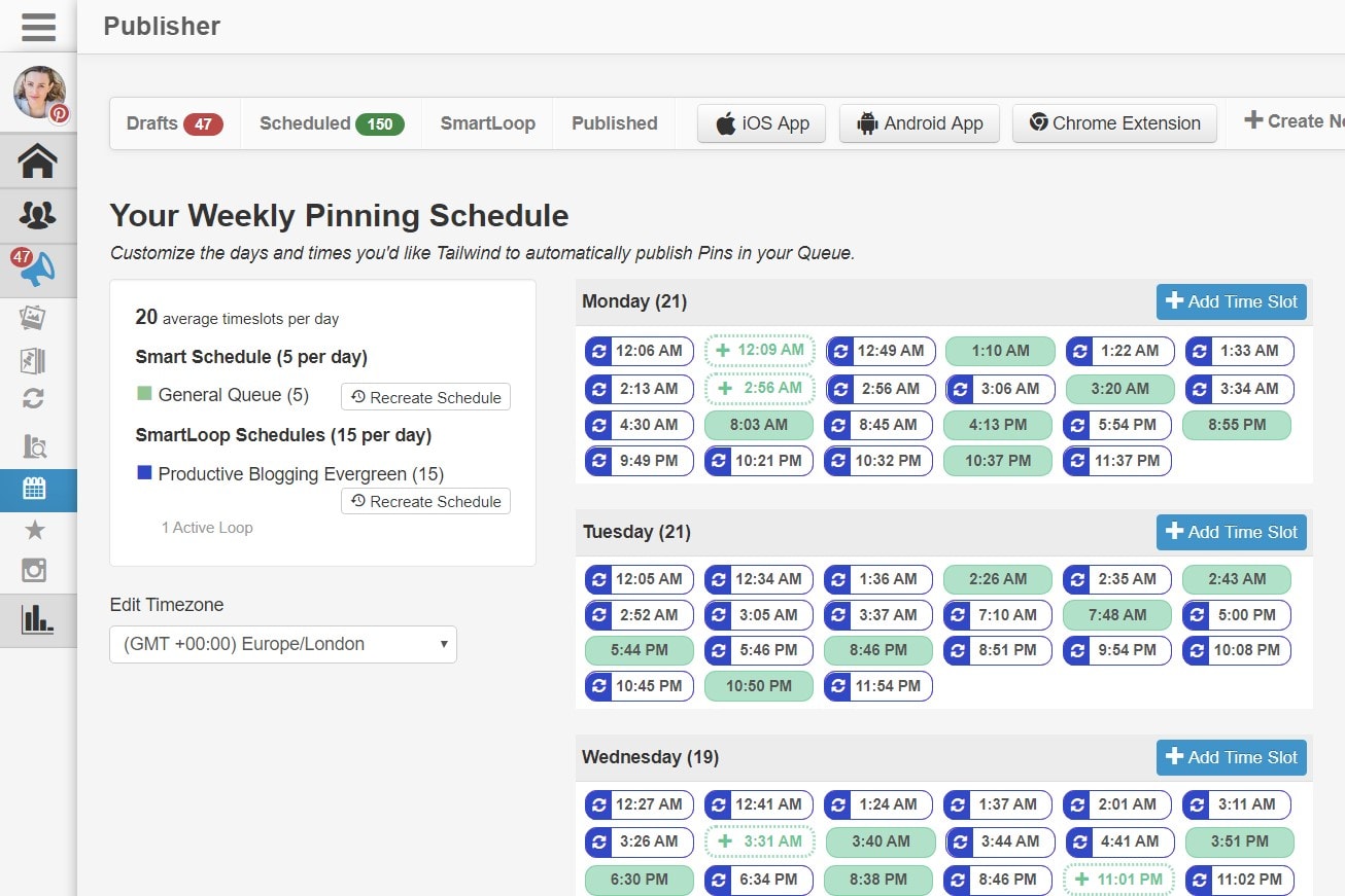 Tailwind Smart Schedule Example