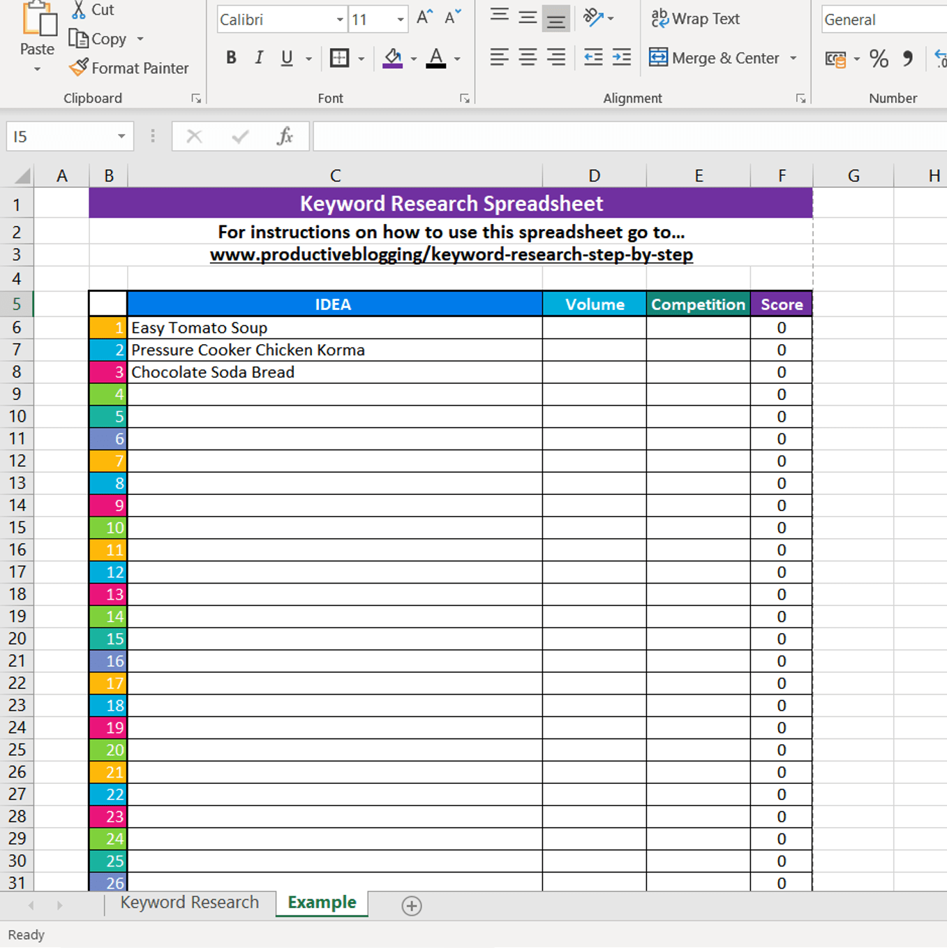 How to actually DO keyword research: a step by step guide (plus free keyword research spreadsheet!)