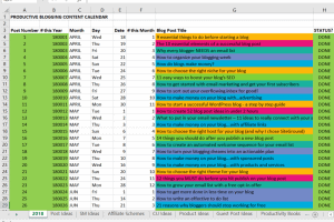 Why your blog needs a content calendar and how to create one (plus free template)